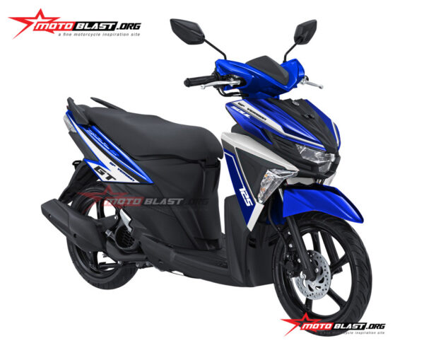 Decal Stiker Yamaha Soul Gt 125 Blue Core Blue Gp Style Motoblast Id