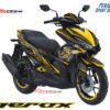Decal Stiker Yamaha AEROX YELLOW Mr. BEE RACING EDITION + STIKER VELG