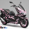 Decal Stiker Honda PCX 150 BLACK SAKURA + STIKER VELG
