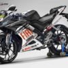 Decal Stiker Yamaha R15 V3 GREY FIAT WHITE