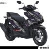 Decal Stiker Yamaha AEROX 155 VVA BLACK PANTHER PURPLE