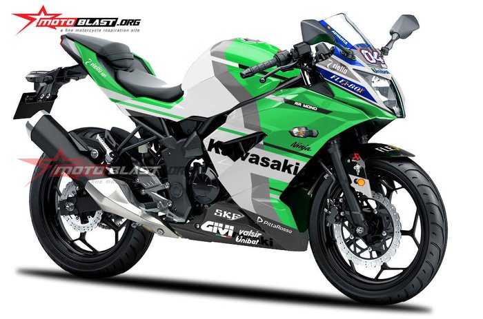 Decal stiker Ninja RR Mono Desmo GP18 - Gambar 4