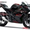 Decal stiker fullbody Ninja 250 RR Mono Black Super Simple