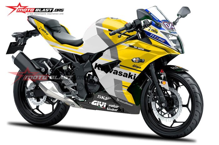Decal stiker Ninja RR Mono Desmo GP18 - Gambar 5