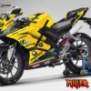 Decal Stiker Yamaha R15 V3 Ducati Pramac Lamborghini Miller Yellow