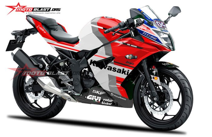 Decal stiker Ninja RR Mono Desmo GP18