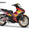 Decal Stiker YAMAHA MX King BLACK Redbull