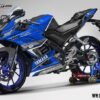 Decal Stiker Yamaha R15 V3 Blue Metalsheet