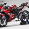 Decal Stiker Yamaha R15 V3 Black Red Racy Style