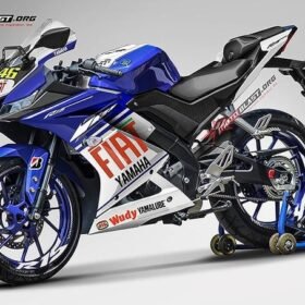 Decal Stiker Yamaha R15 V3 BLUE FIAT