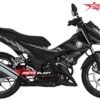 Decal Stiker Honda Sonic 150R BLACK PANTHER + STIKER VELG