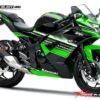Decal Stiker Kawasaki Ninja 250 RR Mono Green WSBK
