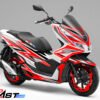 Decal Stiker PCX 150 WHITE RED SHADOW