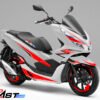 Decal Stiker Honda PCX 150 WHITE ELEGANT RED