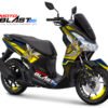 Decal stiker Yamaha Lexi 125 BLUE Mr. LEBAH YELLOW