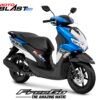 Decal Stiker Yamaha FreeGO Anniversary Blue