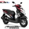 Decal Stiker Yamaha FreeGO Anniversary Black Red
