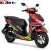 Decal Stiker Yamaha FreeGO RED SHARK