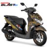Decal Stiker Yamaha FreeGO BLACK TRIBAL BATIK