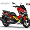 Decal Stiker Yamaha NMAX RED SHARK