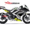 Decal Stiker Ninja 250 R FI WHITE SHARK
