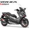 Decal stiker Honda Forza 250 supersport maxi grey white