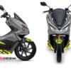 Decal Stiker Honda all New PCX 150 GREY SHARK