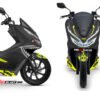 Decal Stiker Honda all New PCX 150 BLACK SHARK