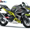 Decal Stiker Ninja 250 R 2018 GREY SHARK
