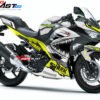 Decal Stiker Ninja 250 R 2018 WHITE SHARK