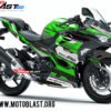Decal stiker Ninja 250 R FI 2018 Supersport Maxi Green