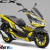 Decal Stiker Honda PCX 150 SUPER MAXI YELLOWLIME