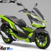 Decal Stiker Honda PCX 150 SUPER MAXI GREENLIME