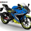 Decal Stiker Suzuki GSX-R150 BLUE SHARK FULLBODY + STIKER VELG