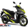 Decal stiker Vario 125 Atau 150 Esp BLACK SHARK GREENLIME