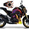Decal Stiker Yamaha Xabre BLACK SUNMOON VR46