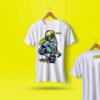 Kaos Motoblast MotoGP VR 46 Celebrate With Yamaha M1 White