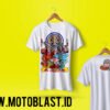 Kaos Motoblast MotoGP SHOEI Marquez White Raifujin Versi 2018