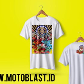 Kaos Motoblast MotoGP SHOEI Marquez White Raifujin 2018 Version II