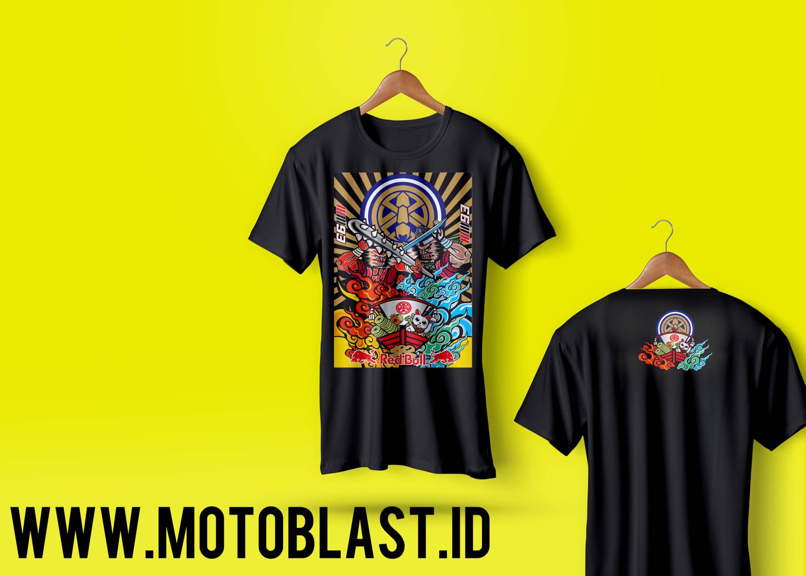 Kaos Motoblast MotoGP SHOEI Marquez Black Raifujin 2018 Version II