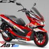 Decal Stiker Honda PCX 150 RED FERRARI
