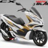 Decal Stiker Honda PCX 150 WHITE WINGS GOLD