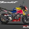Decal Stiker Suzuki GSX 150 BANDIT BLUE REDBULL