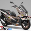 Decal Stiker Honda PCX 150 GOLD FERRARI
