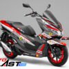 Decal Stiker Honda PCX 150 GREY FERRARI RED