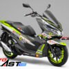 Decal Stiker Honda PCX 150 GREY FERRARI GREENLIME