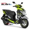 Decal Stiker Yamaha FreeGO GREENLIME 6D