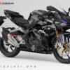 Decal Sticker Honda CBR250RR Livery Black Batman Arkham City Full Body