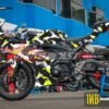 Decal Stiker Suzuki GSXR150 BLACK Chamouflage