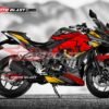 Decal Stiker Yamaha R25 GREY REDBULL FULLBODY